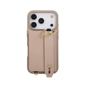 iPhone Case With Card Holder And Strap(With Holder)Black -BC25036 Burycase