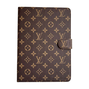 Stylish Leather Monogram iPad Case Small Printing-CYLV111