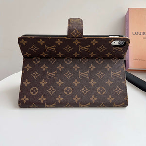 Stylish Leather Monogram iPad Case Small Printing-CYLV111