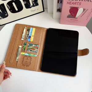 Classic Monogram iPad Case Black Printing-CYLV108