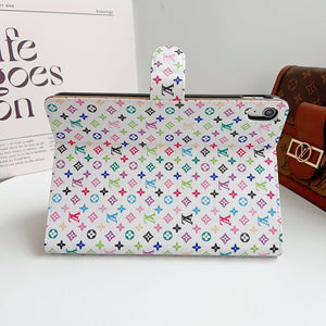 Refined Leather Monogram iPad Case Small Printing-CYLV109