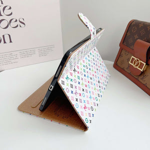 Refined Leather Monogram iPad Case Small Printing-CYLV109