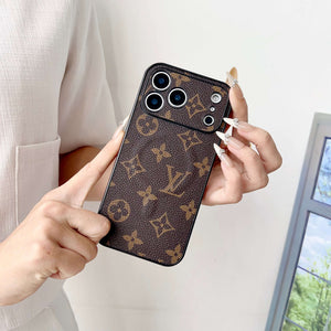 Premium Leather Monogram iPhone Case (Magsafe) For iPhone 17 Series-CYLV059