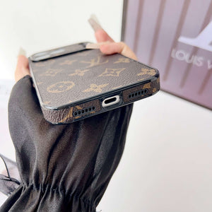 Premium Leather Monogram iPhone Case (Magsafe) For iPhone 17 Series-CYLV059