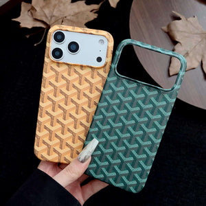 Elegant GD iPhone Case Green For iPhone 17 Series-CYGD012