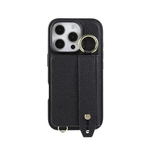 iPhone Case With Card Holder And Strap Brown -BC25037 Burycase