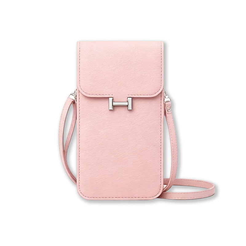 Elegant Leather H Phone Purse-BC260001
