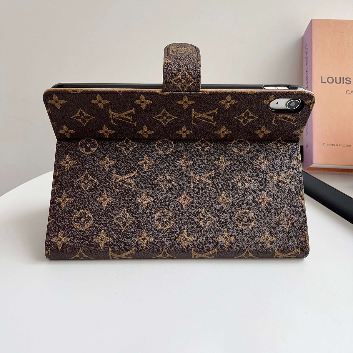 Stylish Leather Monogram  iPad Case Small Printing-CYLV111