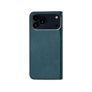 Leather iPhone Cases With Flip Wallet and Strap Brown -BC25072 Burycase