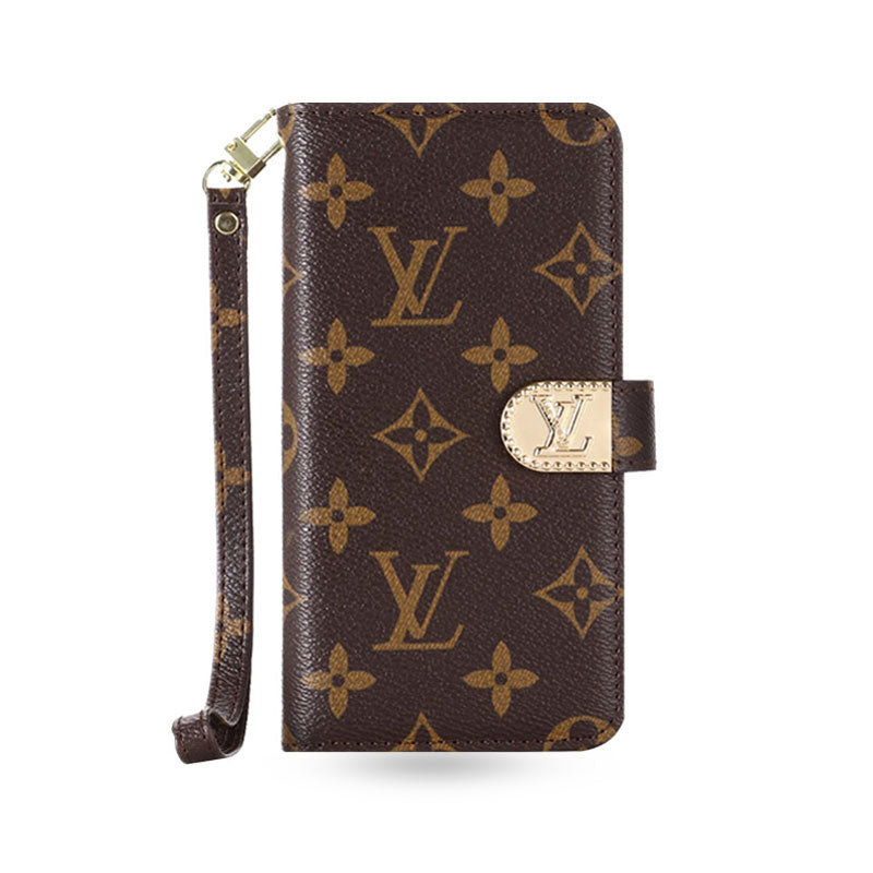 Luxury Monogram iPhone Case With Zipper Wallet And Strap -CFLB251520