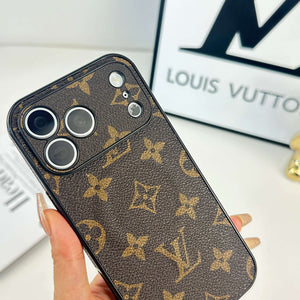 Classic Leather Monogram Magnetic iPhone Case（Compatible With Magsafe）For iPhone 17 Series-CYLV034