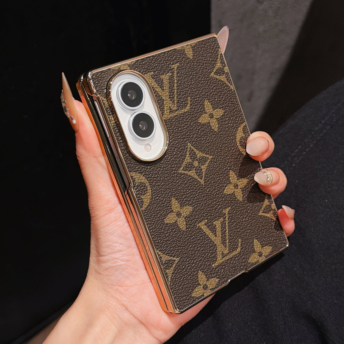 Elegant Monogram Samsung Galaxy Z Fold Series Case-LA260033