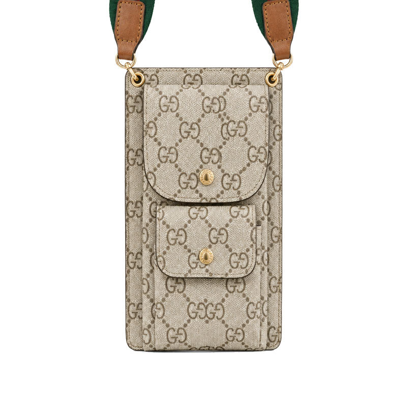 Premium Leather GG Crossbody Phone Bag-LA260031