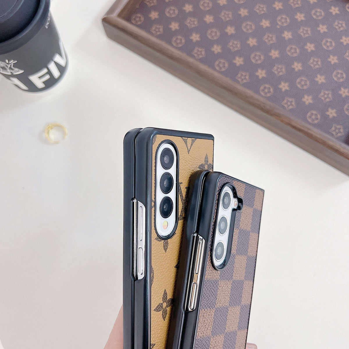 Elegant Monogram Samsung Galaxy Z Fold Series Case -CYLV096
